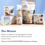 The Clean People Dishwasher Tablets - Cuts Grease & Rinses Sparkling Clean - Residue-Free - Phosphate Free Dishwashing Tablets (60 Count, Lemon Verbena)