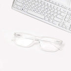 5 Pack Reading Glasses Men Women Spring Hinges Comfortable Glasses for Reading (5 Clear, 1.50)Medium