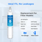 Waterdrop WD-F19C Replacement for GE® RPWFE®, RPWF (Built-in CHIP) Refrigerator Water Filter, Compatible with GFE28GYNFS, GFE28GELDS, PFE28KELDS, PFE28KYNFS, GFD28GELDS, PWE23KELDS