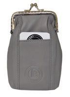 Leather Cigarette Case Pack Holder Regular or 100's Lighter Pocket by Leatherboss (Grey)
