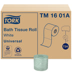Tork Universal Bath Tissue Roll, 2-Ply, 48 rolls, 500 sheets, TM1601A, White