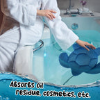 Quttisay Hot Tub Scum Absorber, Scum Turtle Hot Tub Cleaner Hot Tub Accessories 2 Pack Hot Tub Sponge for Scum Reusable Spa & Pool Cleaner Hot Tub Oil Absorbing Scum Absorber Keeps Water Clean