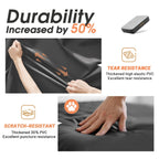 VOSSER Twin Air Mattress with Built in Pump,Inflatable Mattress 2 Mins Self-Inflation/Deflation,Thicker Blow up Mattress Leak-Proof,Flocked Top Air Bed with Storage Bag for Home, Camping & Guests