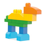 MEGA BLOKS First Builders Toddler Blocks Toys Set, Deluxe Building Bag with 150 Pieces and Storage, Blue, Ages 1+ Years