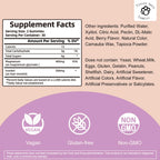 Magnesium Glycinate Gummies 400mg, w/Inositol 500mg for Women, Mineral & VIT B8 for Sleep, Stress & Muscle Relief, Metabolism Health, Sugar Free, No Melatonin, Gluten Free, Non GMO, Vegan, Pectin, 60