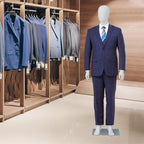 Kinfant 6Ft Male Mannequin Dress Form Display - Manikin Torso Stand Realistic Full Body Mannequin for Retail Clothing Shops, Halloween Christmas Cosplay, White