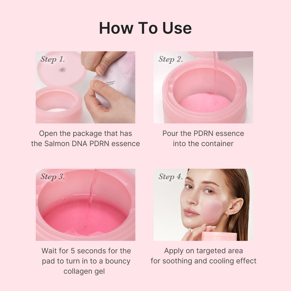 medicube Toner Pads Salmon DNA PDRN Pink Collagen Jelly Pad for Soothing