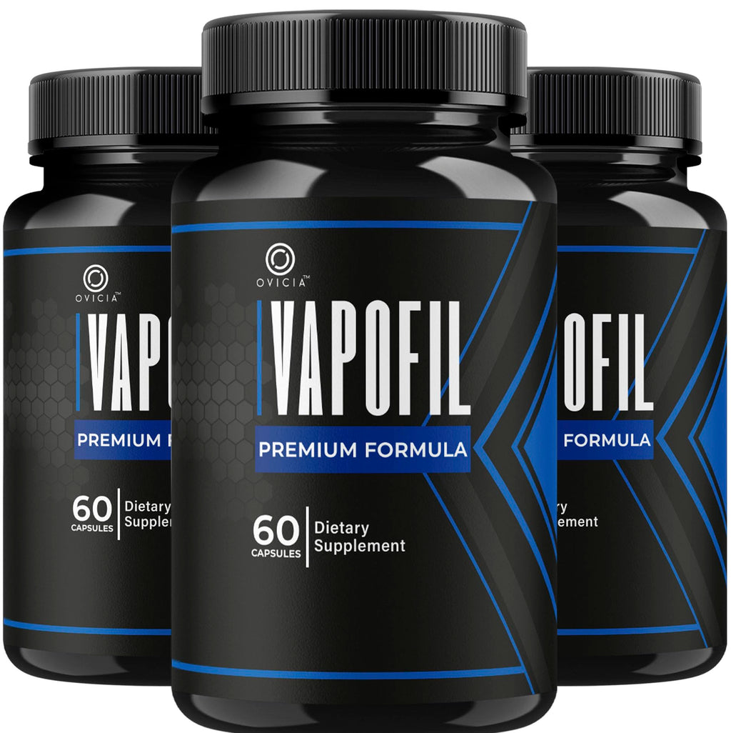 (3 Pack) Vapofil Capsules - Official Vapofill Pills Advanced Premium Formula Support Maximum Strength, All Natural Ingredients Vitamins For Overall Health & Wellness Reviews, 180 Capsules For 3 Months