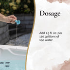 Sirona Spa Care Simply Waterline Control – Step 1 in The 3-Step Sirona Simply Chlorine-Free & Bromine-Free System for Spas & Hot Tubs, 32 fl oz (82106)