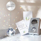 Mooncraftlogy Memorial Gift for Loss of Loved One, Light Crystal Suncatcher