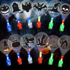 LAKULIO 36pcs Halloween LED Finger Lights, Halloween Party Favors for Kids LED Light Up Toys Classroom Rewards Gifts, Halloween Treats Goody Bag Filler