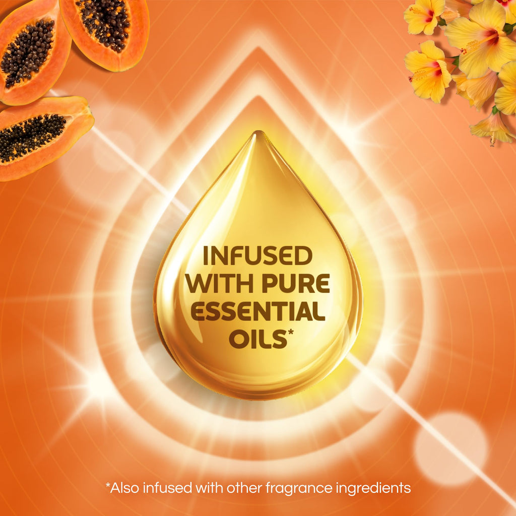 Air Wick Plug-In Scented Oil Refills, 10 Count, Hawaii Exotic Papaya and Hibiscus Flower, Air Freshener, Essential Oils, Eco Friendly