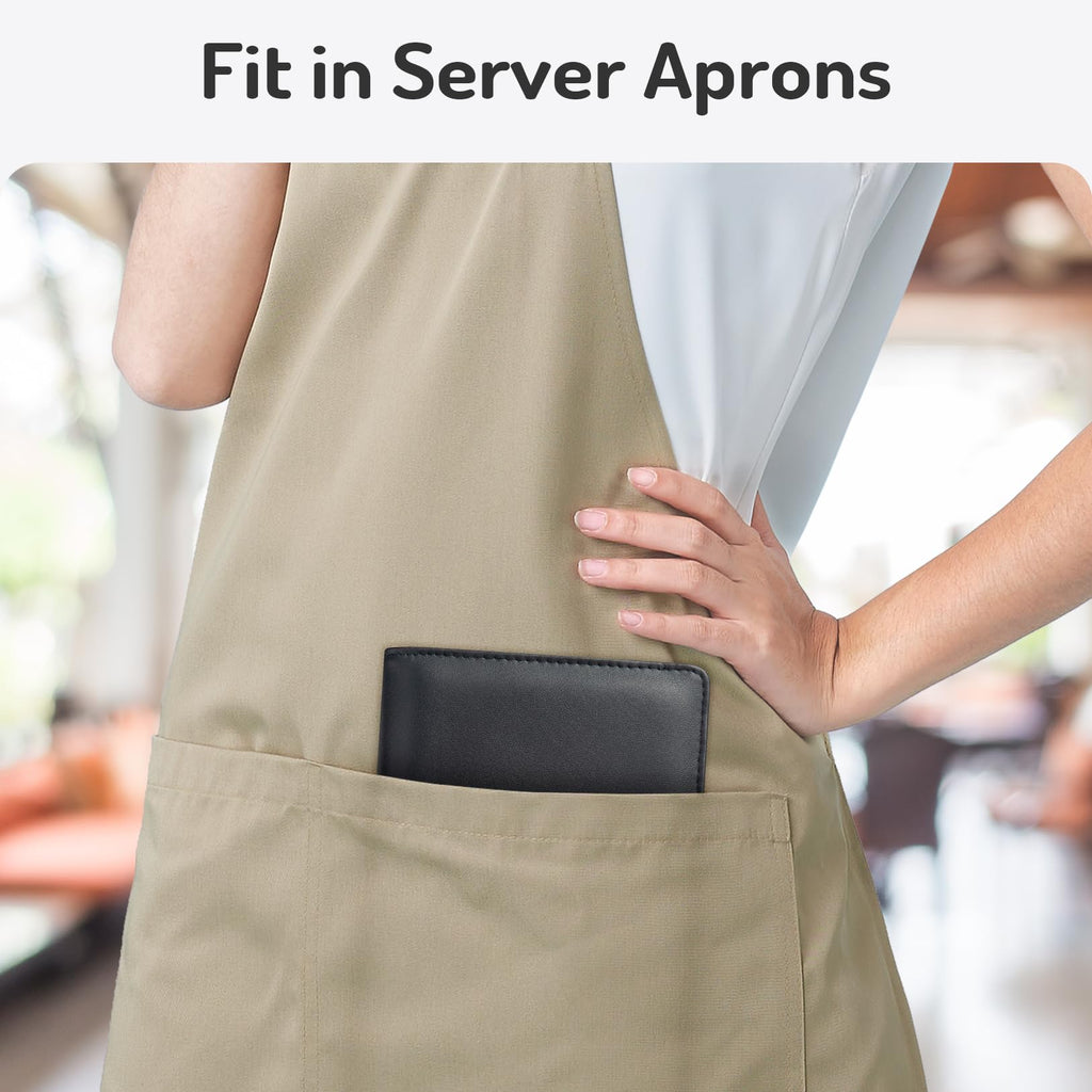 Server Book High Volume, Expandable Server Book,5"×9", Waitress Waiter Book