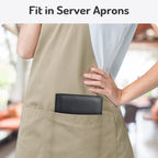 Server Book High Volume, Expandable Server Book,5"×9", Waitress Waiter Book