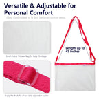 Yesito Mastectomy Drainage Pouch and Shower Support Adjustable Comfort (Pink)