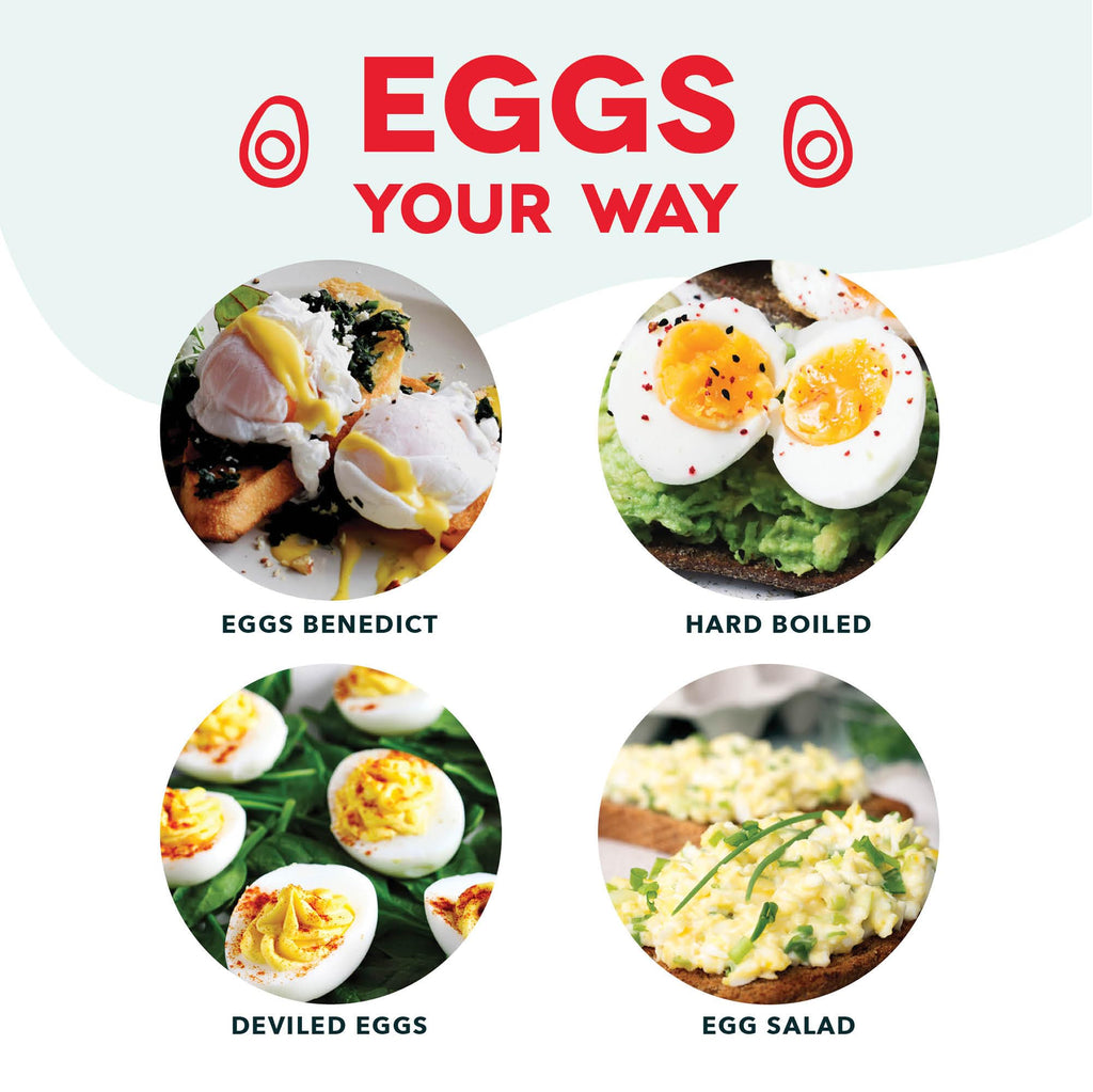 Dash Rapid Egg Cooker, 7 Eggs, Hard Boiled, Poached & Omelettes, Black