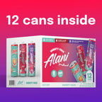 Alani Nu VARIETY PACK CHERRY SLUSH, JUICY PEACH, HAWAIIAN SHAVED ICE Sugar Free, Low Calorie Energy Drinks, 200mg Caffeine, Biotin B Vitamins, Zero Sugar, 10 Calories, 12 Fl Oz Cans, 12 Pack