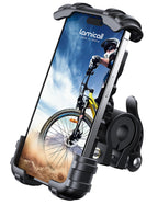 Lamicall Bike Phone Holder Motorcycle Mount - One-Hand Operation, Lockable