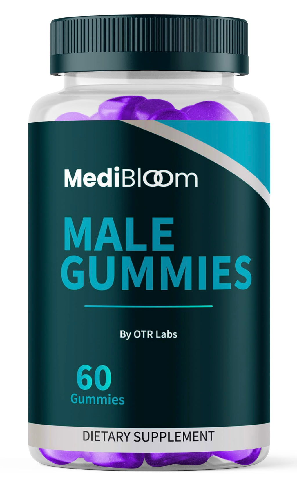 Medibloom Male Gummies, Official Medibloom Advanced Formula Gotas Daily Support Supplement - Daily All Natural for Overall Health & Wellness, 1 Bottle for 1 Month