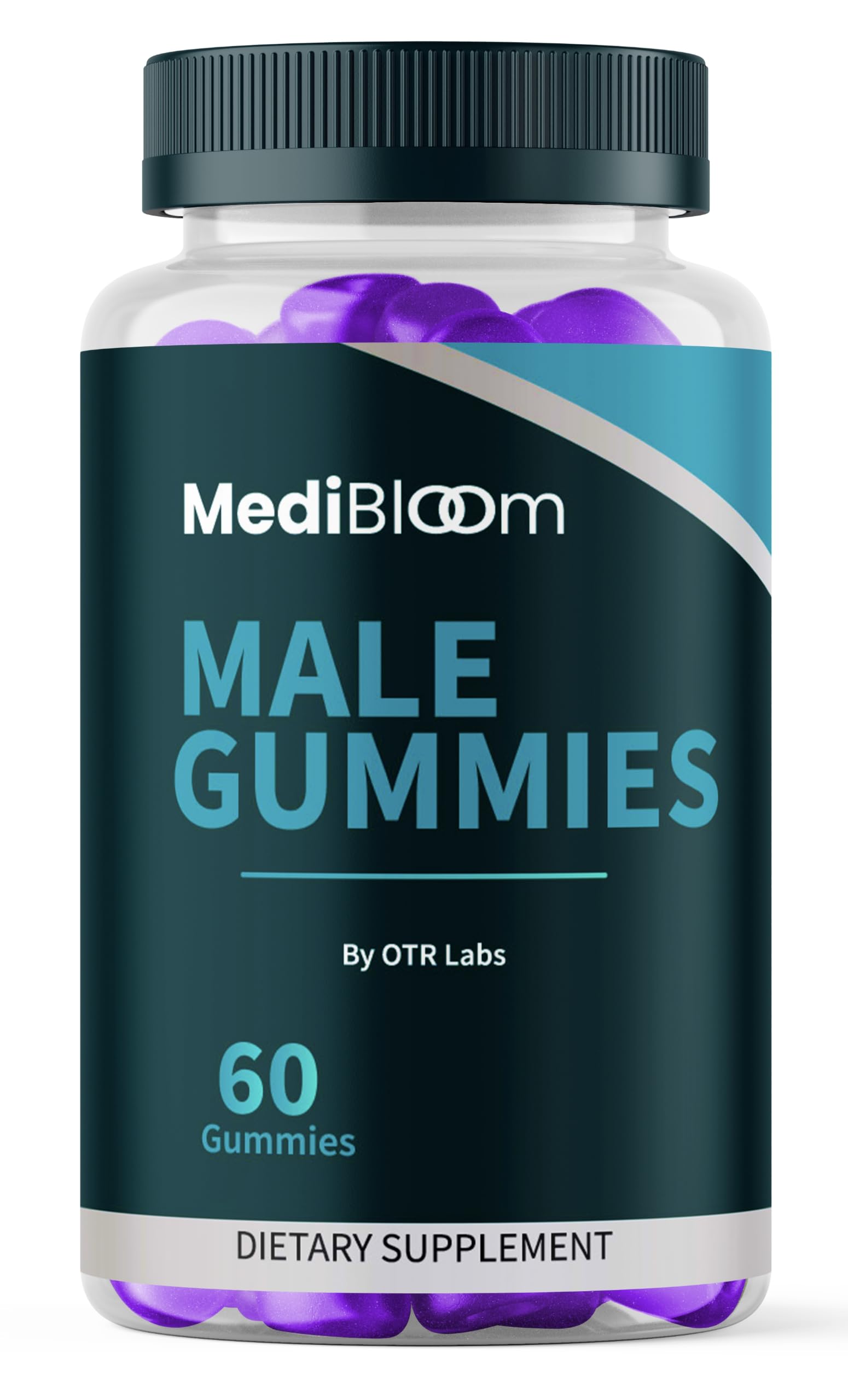 Medibloom Male Gummies, Official Medibloom Advanced Formula Gotas Daily Support Supplement - Daily All Natural for Overall Health & Wellness, 1 Bottle for 1 Month