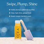 OSEA Hyaluronic Lip Oil Booster – Clean Beauty Lip Oil for Plump, Glossy, Hydrated Lips – Nourishing Seaweed & Meadowfoam Oil – Vegan, Non-Sticky, High-Shine Finish