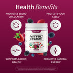 Snap Supplements USDA Organic Beet Root Powder Nitric Oxide Supplements for Men & Women with Pomegranate & Red Spinach, Supports Healthy Blood Flow & Caffeine-Free Energy, Mixed Berry, 30 Servings