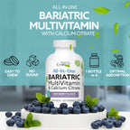 Bariatric Choice All-in-One Chewable Bariatric MultiVitamin with Iron & Calcium Citrate, Very Berry (120ct)