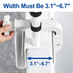 Adjustable Bathtub Safety Rail with Double Grip, 14–18 Inch Height Shower Grab Bar for Seniors, Elderly & Disabled, Non-Slip Tub Side Bar Clamp for Bathroom Support