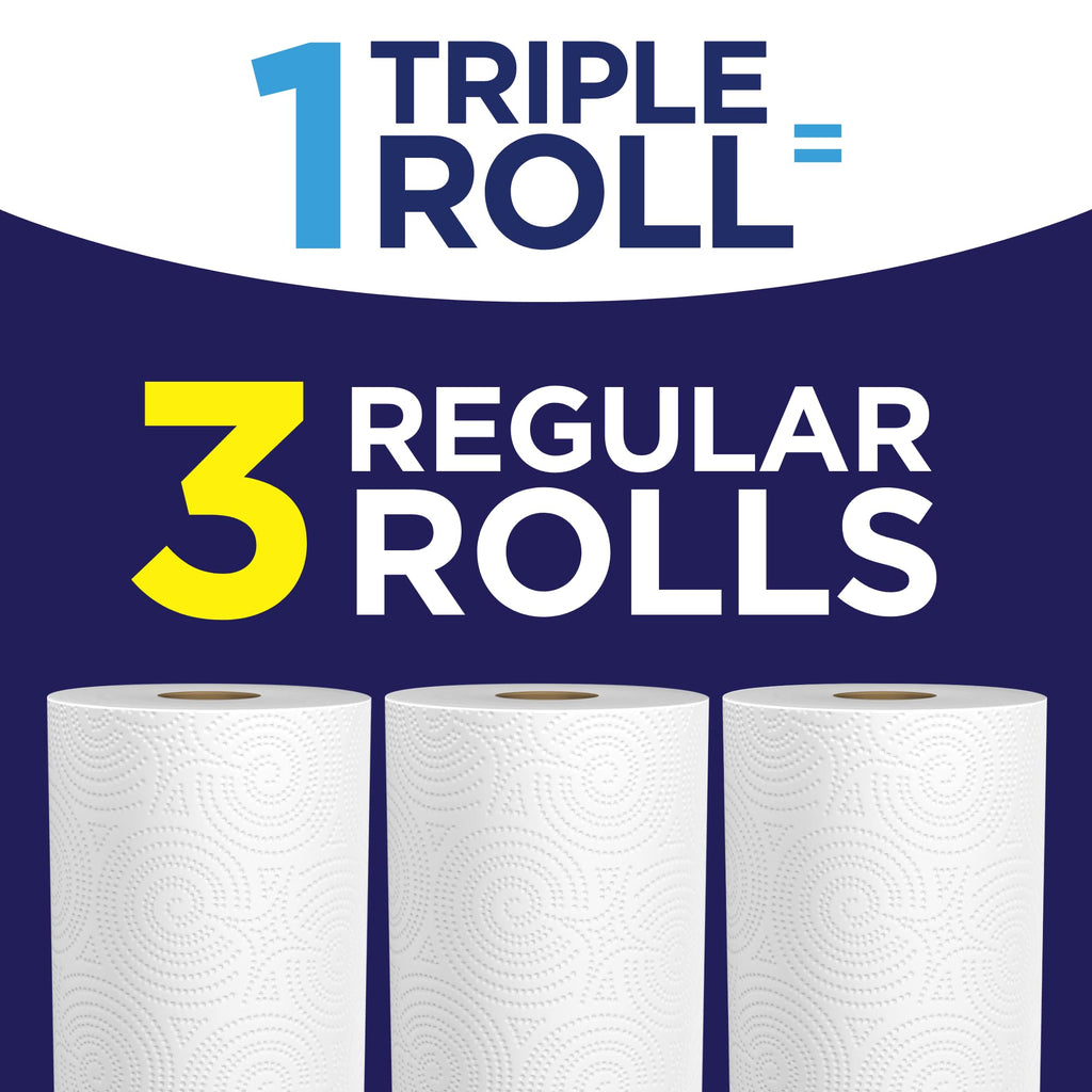 Sparkle® Pick-A-Size® Paper Towels, 3 Triple Rolls : 9 Regular Rolls (Pack of 4)