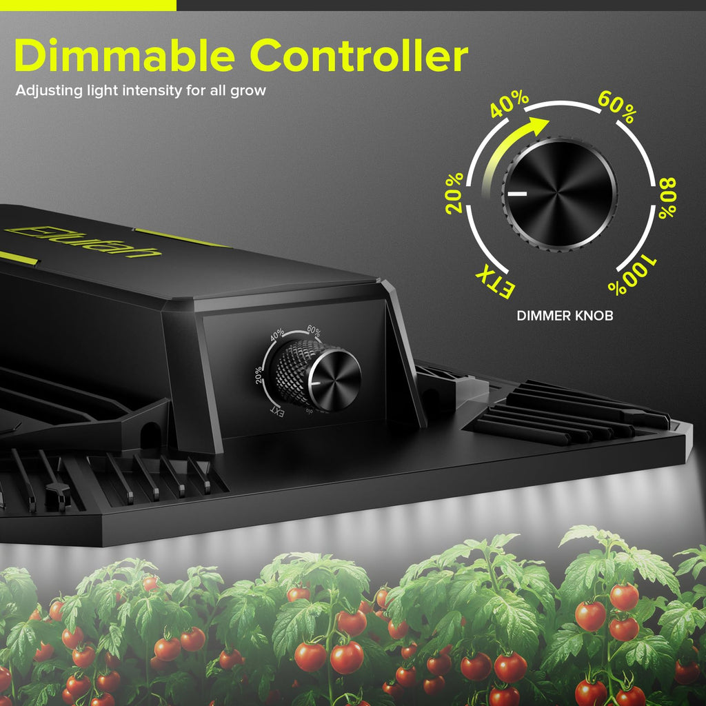 Elufah LED Grow Light for Indoor Plants 120W Plant Lights Full Spectrum