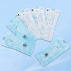 3ml Pen Cartridges for Peptide Pen and V1 V2 Pens, 10 Pack 3cc Empty Glass Cartridge with 11mm Long Stopper, Sterilized & Individually Wrapped