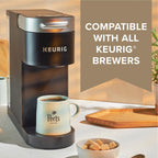 Peet's Coffee, Dark Roast Decaf Keurig K-Cup Pods, Decaffeinated Arabica Coffee - Decaf House Blend 60 Count (6 Boxes of 10 K-Cup Pods)