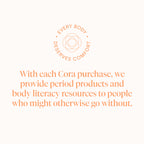 Cora Organic Cotton Non-Applicator Tampons (36 Light Non-Applicator Tampons)