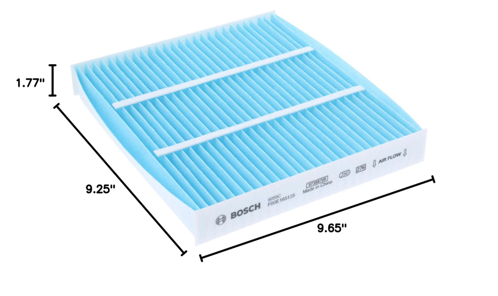 BOSCH 6055C HEPA Cabin Air Filter - 3 Layer Protection For A Healthier Ride