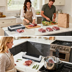 Bonsenkitchen Vacuum Sealer Machine, Multiple Modes For Meal Prep,Silver