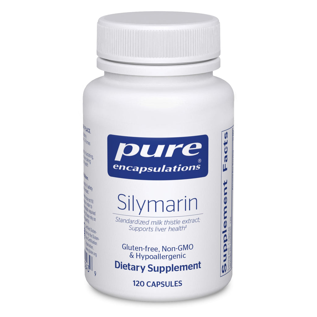 Pure Encapsulations Silymarin - 250 mg Milk Thistle Per Capsule - Liver Health Support - Antioxidants Supplement - Non-GMO & Vegan - 120 Capsules