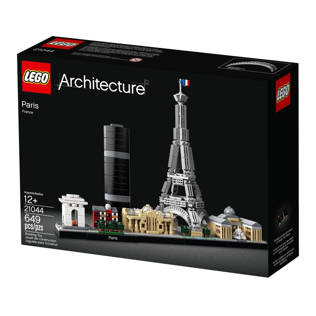 LEGO Architecture Paris Model Building Set - Detailed Display Building Blocks for Kids, Boys and Girls, Ages 12+ - Gift for Travelers - 21044