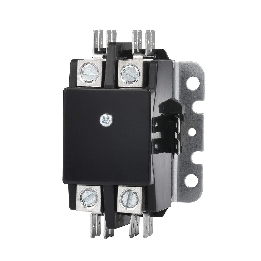 SUNLEE 2 Poles FLA 40 Amp Coil 24 VAC Air Conditioner Condenser Compressor Contactor AC Definite Purpose Contactor Universal Fit UL Recognized A2L Compliant