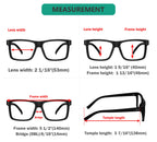 Eyekepper Oversized Reading Glasses Square Large Frame Readers for Men and Women - Black +1.50