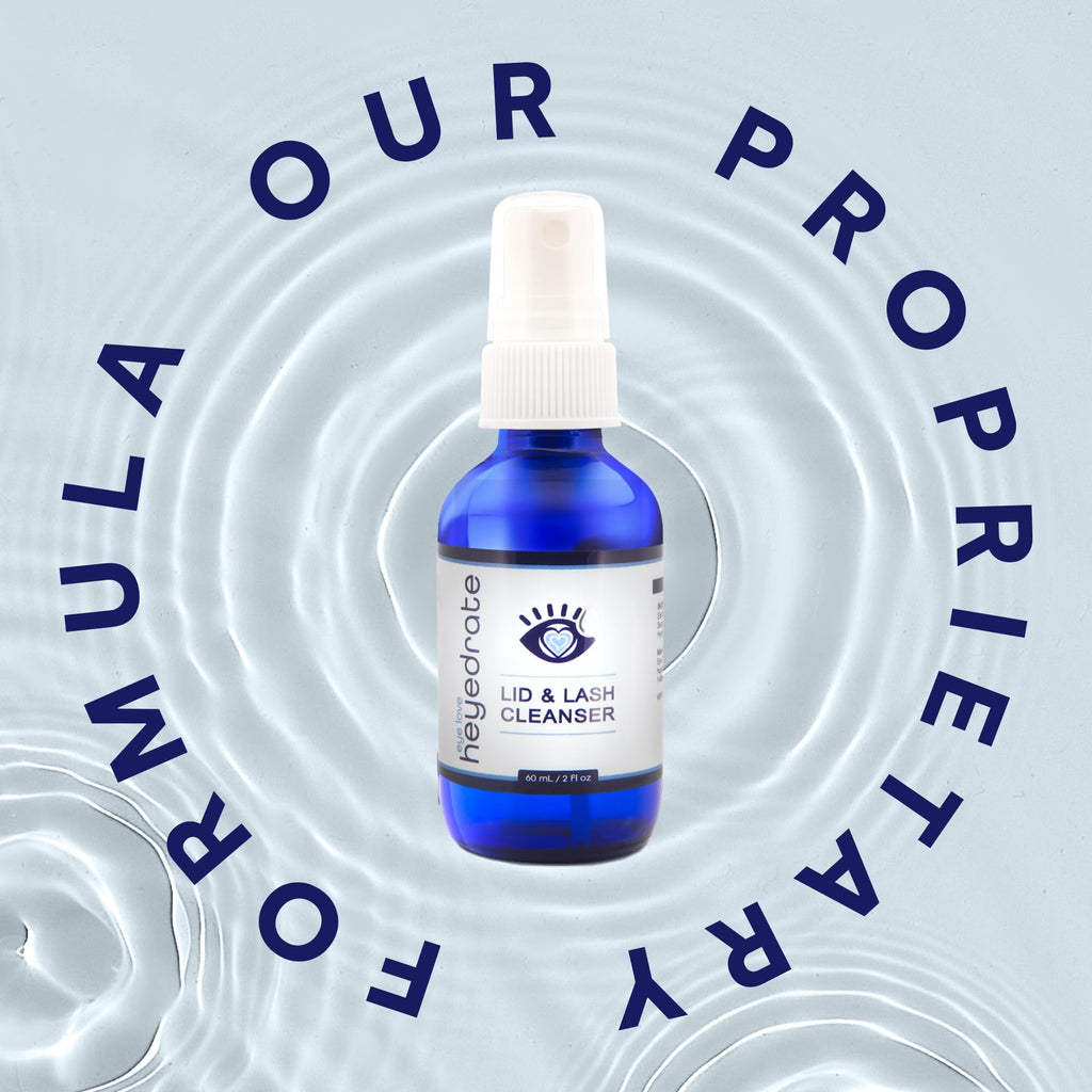 Lid and Lash Cleanser – 2oz Bottle – Pure Hypochlorous Acid Spray for Soothing Dry Eye Irritation – Daily Eyelid & Lash Cleanser