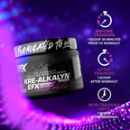 EFX Sports Kre-Alkalyn EFX Powder | pH Correct Creatine Monohydrate Powder Supplement | Strength, Muscle Growth & Performance | 55 Servings (Blue Frost)