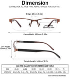 mrbobmslee 4 Pack Reading Glasses for Men, Blue Light Blocking Computer Readers, Anti UV Ray/Eye Strain/Glare, Metal Frame Eyeglasses with Pouches(175 Magnification Strength)
