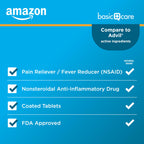 Basic Care Ibuprofen Tablets, 500 Count