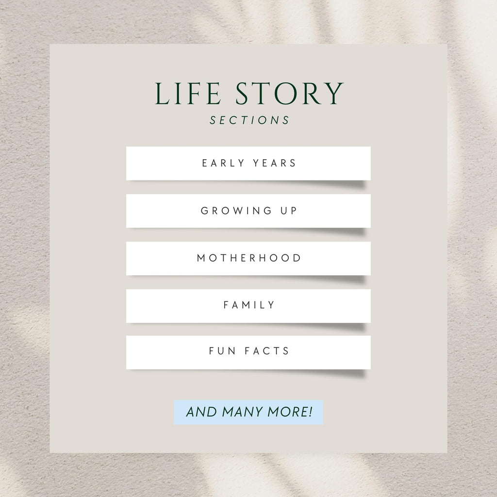 Mom's Story Journal (Hardcover with Case) - A Family Keepsake with + 250 Prompts and Questions to Share Her Life Story and Memories, Sentimental Mother's Day, Birthday Gift Idea