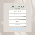 Mom's Story Journal (Hardcover with Case) - A Family Keepsake with + 250 Prompts and Questions to Share Her Life Story and Memories, Sentimental Mother's Day, Birthday Gift Idea
