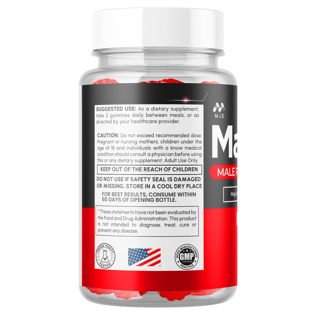 Max Force Gummies, Official Max Force Gummys with All Natural Ingredients, Advanced Formula Max Strength Supplement with Natural Active Lifestyle Support Featuring Premium Multivitamins (60 Gummies)