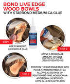Starbond Medium CA Glue Complete Refill Kit (16 oz) – Cyanoacrylate Super Glue Refill System with Extra Bottles, Caps, Microtips & Yorker Spout for Woodworking, Carpentry, Quick Repairs & Hobby Builds
