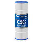Swimara Pro Series Pool Filter Cartridge, 3oz Trilobal Fabric, Replacement for Hayward CX200XRE PA200S Unicel C-9442, Compatible with SwimClear C200S CS200E, 200 Sq. Ft.