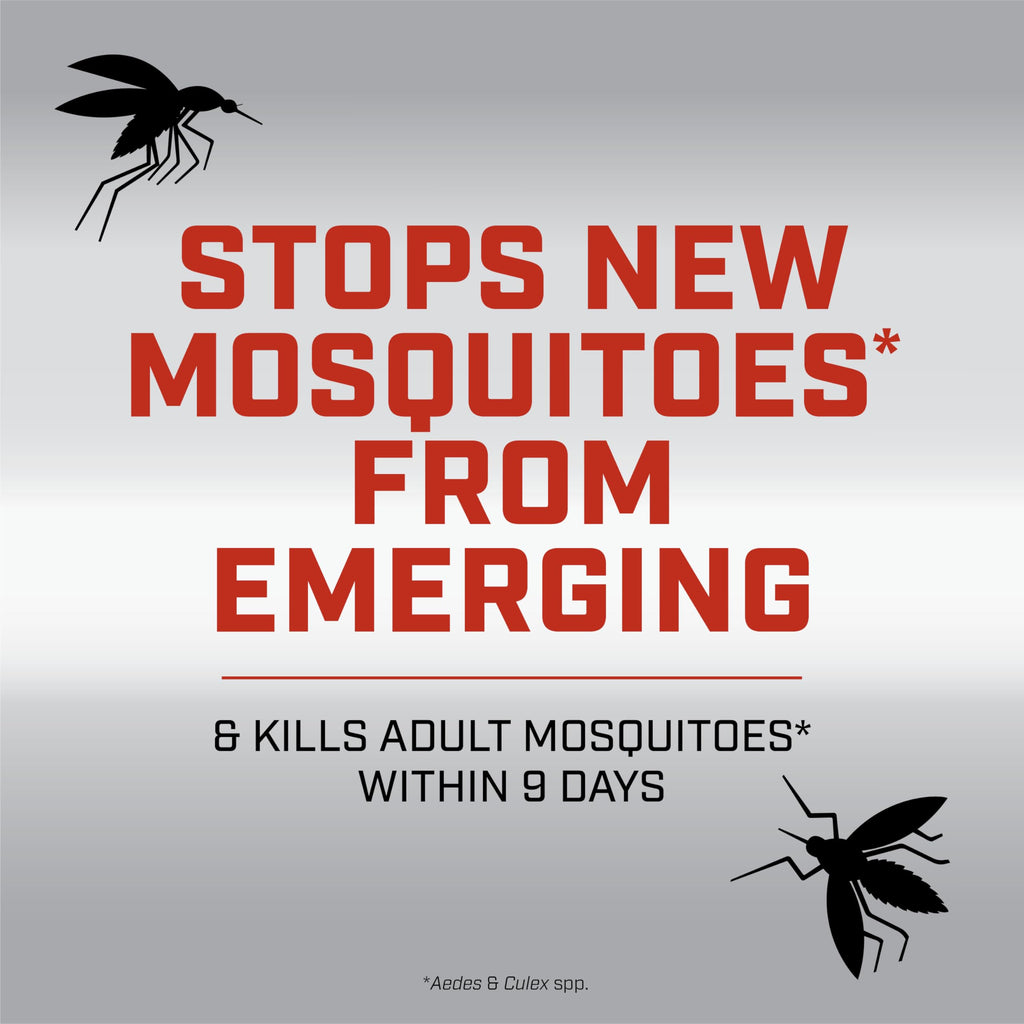 Ortho Home Defense Mosquito Kill and Prevent Refill Kit - Controls Mosquitoes and Larvae, Easy-to-Use, Mosquito Killer Protects up to 4,300 sq. ft., 2 Refill Bands
