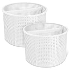 SPX1082CA Skimmer Basket Replacement for Hay-ward Swimming Pool Skimmer, Filter Basket Assembly with Handle Compatible with Aladdin B-152 Hay-ward SPX1082CA SP1082C Select Automatic Skimmers, 2 Pack